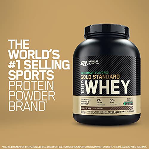 Optimum Nutrition Gold Standard 100% Whey Protein Powder 4.8 (Packaging May Vary) - AB Mystery