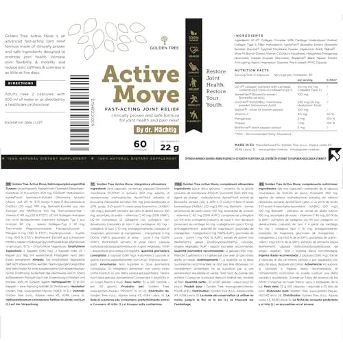 Golden Tree Active Move – Natural Joint Care Supplement Improves Joint Flexibility - AB Mystery