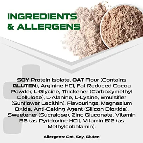 SCI-MX Pro-V Gain - 100% Vegan Chocolate Flavour Soy Protein Powder Isolate + B12 + Magnesium SCI-MX