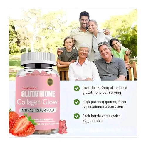 Glutathione Skin Care, Gummies Collagen,Glutathione Collagen Gummies, for Skin Care - AB Mystery
