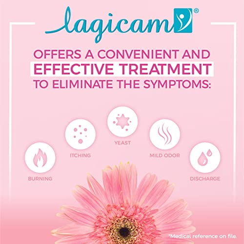 Lagicam Vaginal Yeast Infection, Antifungal 3 Day Miconazole Nitrate Treatment Cream, Relief for Itching - AB Mystery