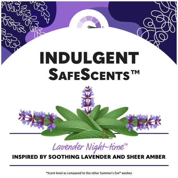 Summer's Eve Night-Time Cleansing Wash, Lavender, 12 Fl Oz (Pack of 3) - AB Mystery