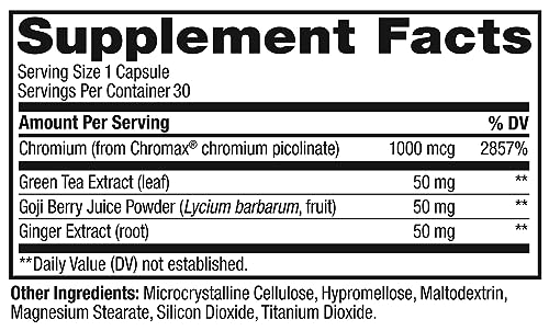 OLLY Combat Cravings, Metabolism & Energy Support Supplement,1000 mcg Chromium - AB Mystery