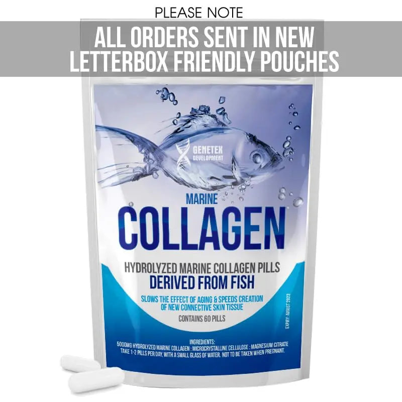 Marine Collagen Peptides Supplements for Men & Women - Collagen Pills - AB Mystery