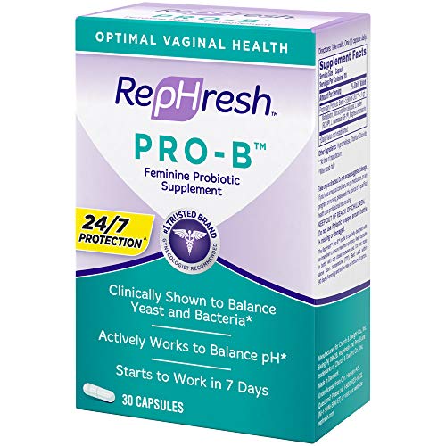 Rephresh Pro-B Probiotic Supplement for Women, 30 Oral Capsules (Pack of 2) - AB Mystery