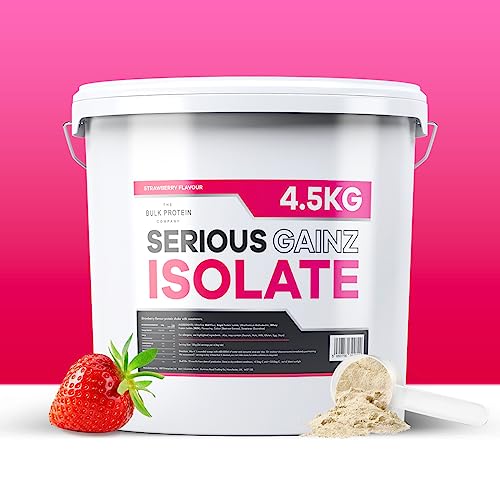 The Bulk Protein Company, Serious Gainz Isolate – 4.5kg – Whey Protein Powder The Bulk Protein Company