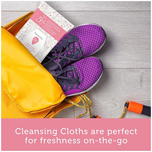 Summer's Eve Sheer Floral Daily Refreshing Feminine Wipes, Removes Odor, pH balanced - AB Mystery