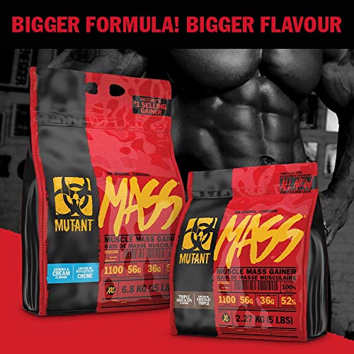 MUTANT Mass Weight Gainer Protein Powder, High-Calorie Workout Shakes Mutant