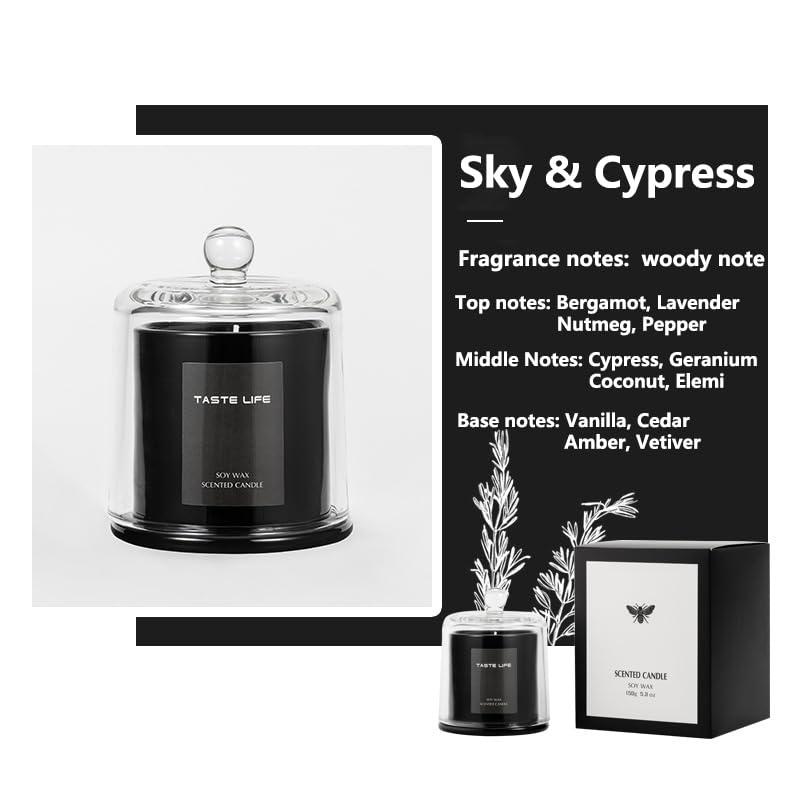 Miracle TQ Aromatherapy Candle Plant Soy Wax 150g Home Gift Accompanying Gift SPA Bath Yoga - AB Mystery