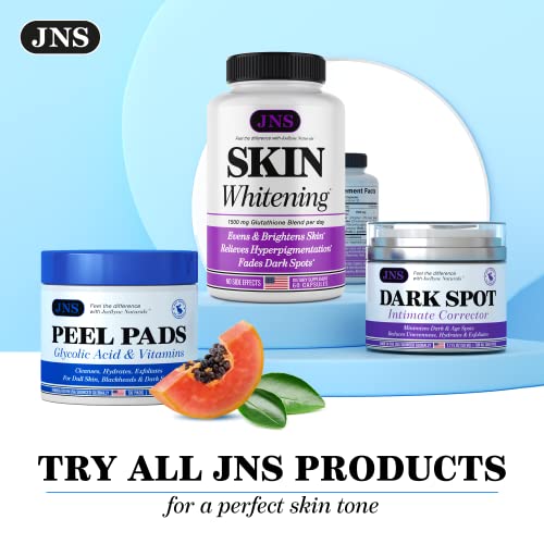 JOELLYNE NATURALS Glycolic Acid Peel Pads - 50 Count, Natural AHA Exfoliating Pads for Acne - AB Mystery