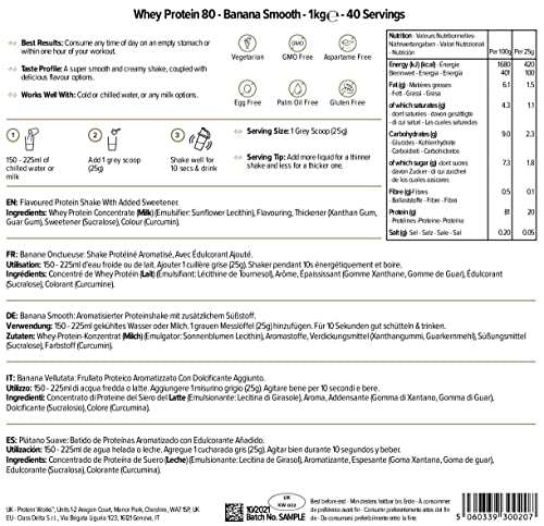 Protein Works - Whey Protein 80 Powder | Low Calorie Protein Shake | Whey Protein Shake Protein Works