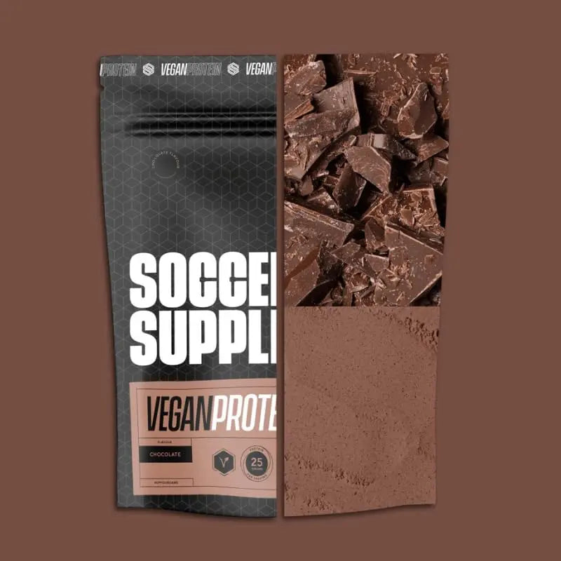 Soccer Supplement Vegan Protein Powder - 25g's of Protein per Serving, Chocolate Flavour SOCCER SUPPLEMENT
