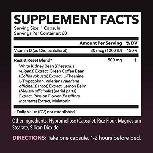 Night Time Fat Burner for Women | Weight Loss and Sleep Support Blend With Vitamin D - AB Mystery