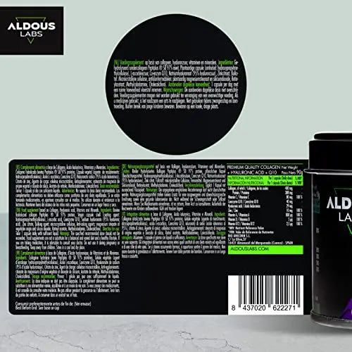 120 Capsules - Collagen with Hyaluronic Acid + Coenzyme Q10 + Vitamin C, A, D and B12 + Zinc - AB Mystery