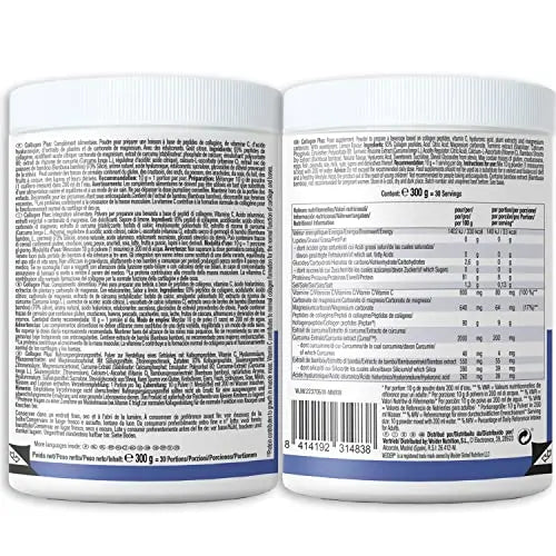 Weider Collagen Plus. Powder Preparation with Collagen peptides (Peptan), hyaluronic Acid - AB Mystery