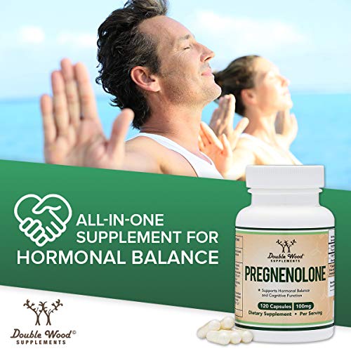 Pregnenolone 100mg per Serving (Converted to Progesterone to Boost Progesterone - AB Mystery