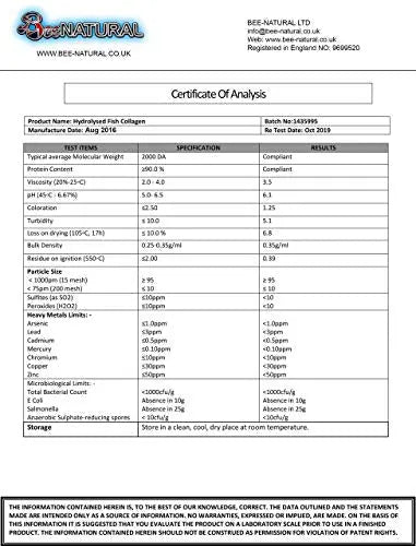 Bee-natural Kosher Pure Marine Hydrolyzed Collagen 1000mg 180 Capsules - AB Mystery