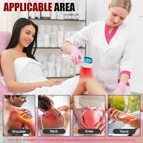 Body/Pet Red Light Device, Four Modes and Timing Settings - Handheld and Portable to Treat Body Pain - AB Mystery