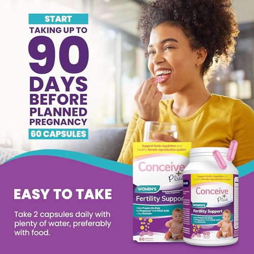 Conceive Plus Fertility Supplements for Women - Prenatal Vitamins - Promote Ovulation CONCEIVE PLUS