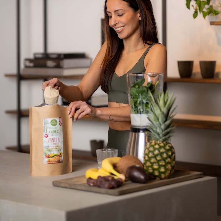 Ekopura Natural Vegan Protein – Vanilla - 500g | 75% Protein | Free from Allergens Ekopura