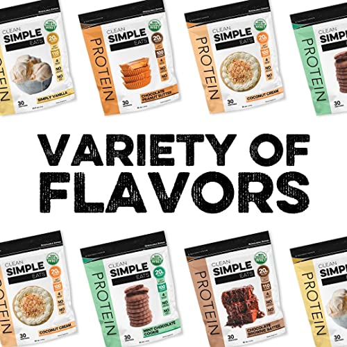 Clean Simple Eats Chocolate Brownie Batter Whey Protein Powder, Natural Sweetened - AB Mystery