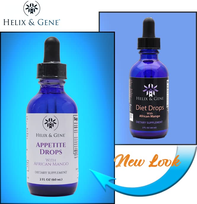 Helix & Gene Appetite Diet Drops Mango Flavor | Fast Weight Loss | Natural Metabolism - AB Mystery