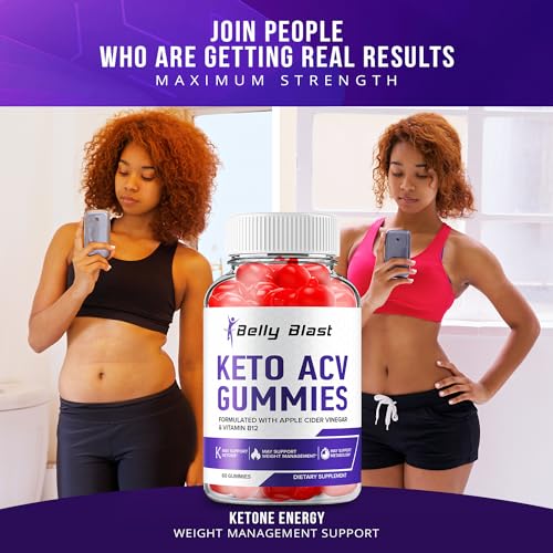 (2 Pack) Belly Blast Keto ACV Gummies - Keto Belly Blast ACV Advanced Formula Belly Blast