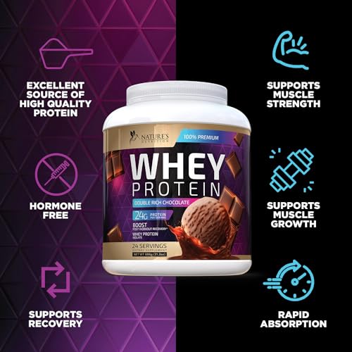 Whey Protein Powder 24g - Chocolate Ice Cream Whey Isolate Protein for Muscle Growth - AB Mystery