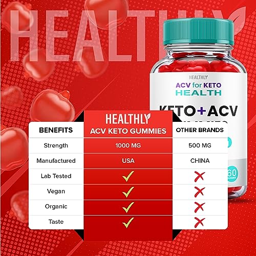 (2 Pack) Acv for Keto Health Gummies - Official Formula, Vegan - Acv for Keto Health Gummies