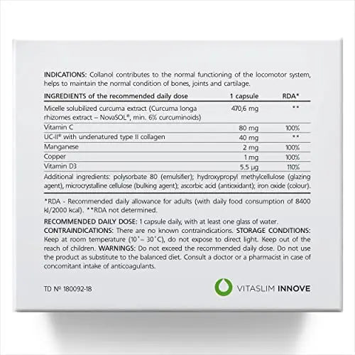 Collanol - Innovation in The Care of Healthy Joints - Liquid Formula in a Double Capsule 3D Collagen - AB Mystery