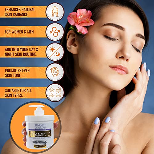 Advanced Clinicals Vitamin C Cream. Advanced Brightening Cream. Anti-aging cream - AB Mystery