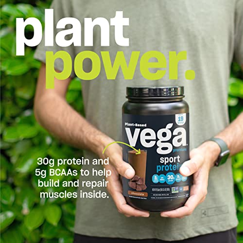 Vega Premium Sport Protein Berry Protein Powder, Vegan, Non GMO, Gluten Free Plant - AB Mystery