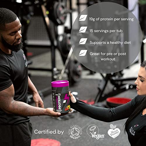 Hylife Nutrition - Organic Protein Powder - Mixed Berry Vegan Protein Powder (450g - 15 Servings) Hylife Nutrition