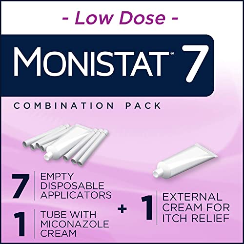 Monistat 7 Day Yeast Infection Treatment for Women, 7 Miconazole Cream Applications with Disposable - AB Mystery