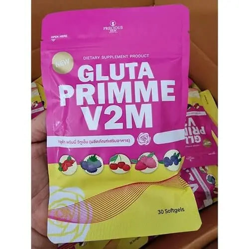 Gluta Prime Super Skin Supplement for Women Authentic 30 Capsule Gluta Prime L - AB Mystery