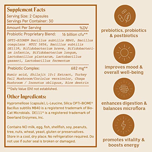 Solluna by Kimberly Snyder Feel Good SBO Probiotics Soil Based Organisms (SBOs) - AB Mystery