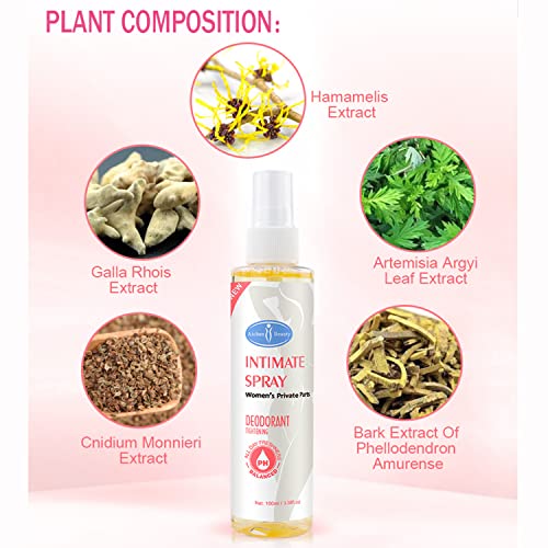 AICHUN BEAUTY Intimate Spray Deodorant Armpits Feet Tightening Vagina PH Balanced Private - AB Mystery