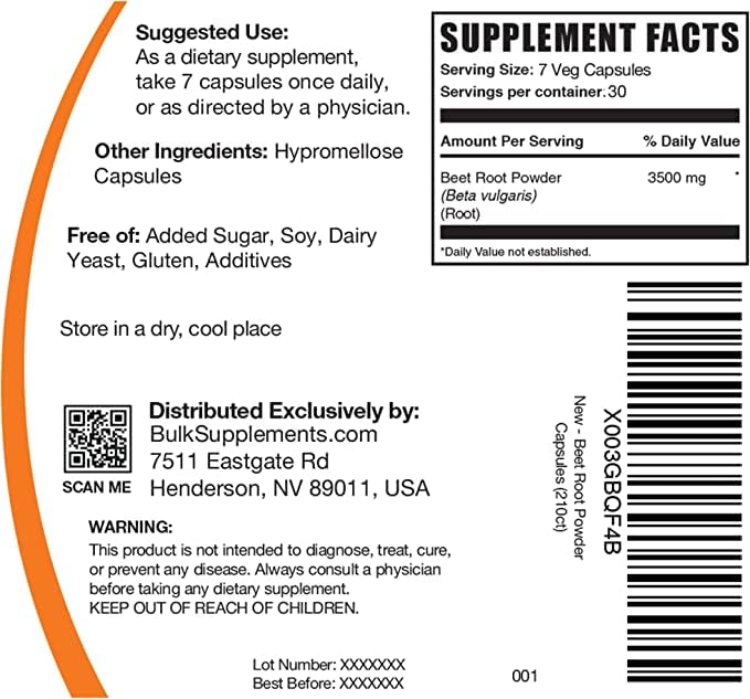 BULKSUPPLEMENTS.COM Beet Root Capsules - Beetroot Supplement, Beet Root Pills - AB Mystery