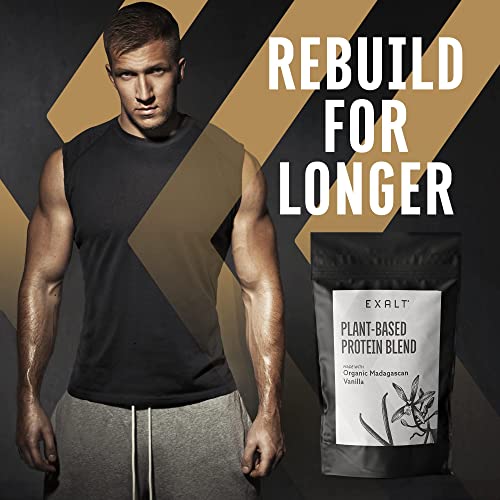 EXALT Vegan Protein Powder - 100% Plant-Based – Gluten Free - Keto Friendly EXALT