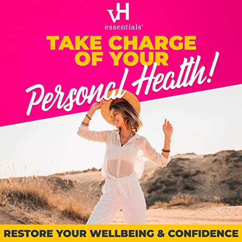 vH essentials Boric Acid + Tea Tree Vaginal Suppositories - Prebiotics Formula with Lactic Acid - AB Mystery