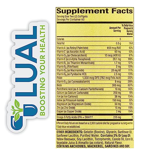 Nourish Every Moment: Spring Valley Mini Prenatal Multivitamin Softgels – Complete Prenatal Care LUAL