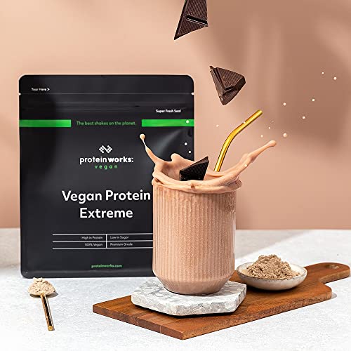 Protein Works - Vegan Protein Extreme | 29g Plant Based Protein | Added Vitamin Blend | 14 Servings Protein Works
