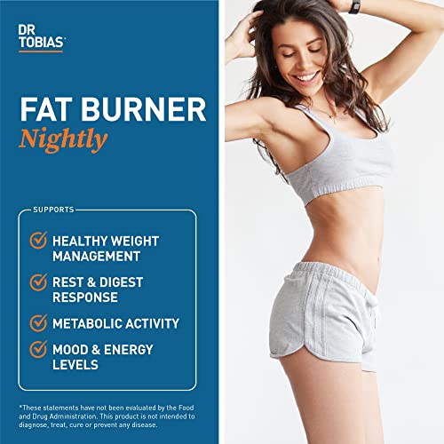 Dr. Tobias Fat Burner Nightly, Night Time Metabolic Support with White Kidney Bean Extract - AB Mystery