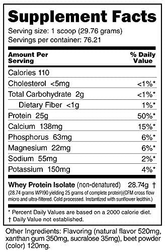 NutraBio Whey Protein Isolate Supplement – 25g of Protein Per Scoop with Complete - AB Mystery