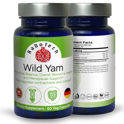 RaDoTech - Wild Yam Menopause Supplements for Women, Premenstrual and Menopause - AB Mystery