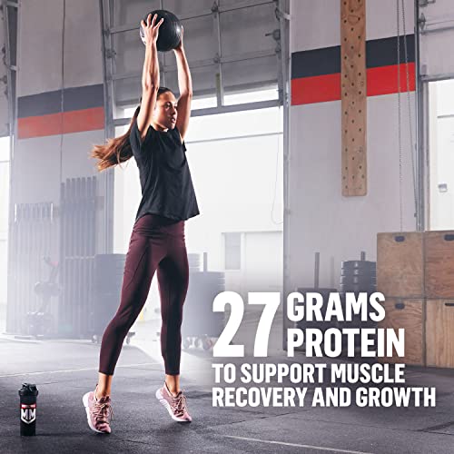 Muscle Milk 100% Whey With Probiotics Protein Powder, Vanilla, 1.85 Pound, 23 Servings - AB Mystery