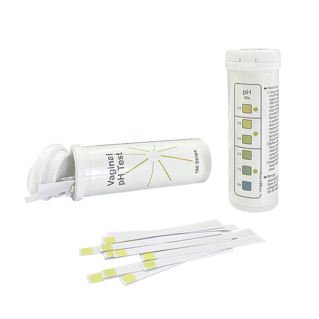 Vaginal pH Test -100 Strips BV Test Kit at Home for Women Feminine pH Test, Value Pack Monitor - AB Mystery
