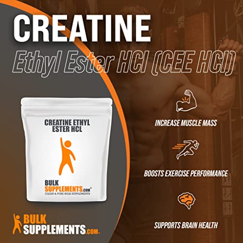 BULKSUPPLEMENTS.COM Creatine Ethyl Ester HCl Powder - Creatine Pre Workout Powder - AB Mystery