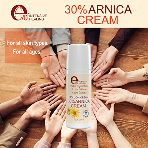 e70 Arnica Roll-On for Visible Bruise Relief, soothes Stiffness, Calms Swelling Advanced Formula - AB Mystery