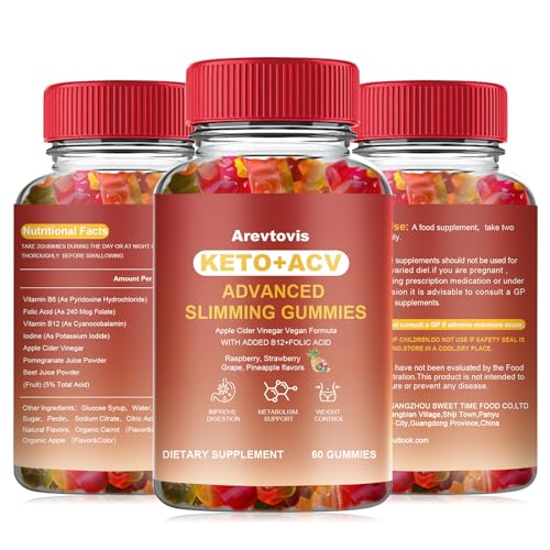 Arevtovis Apple Cider Vinegar Gummies - Boost Energy, Detox & Support Gut Health ACV - AB Mystery